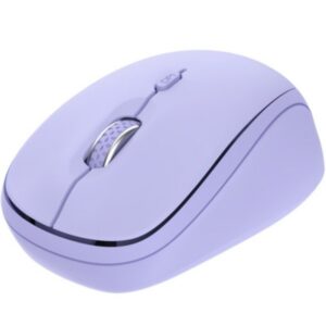 Ratón Mini Inalámbrico Trust Yvi+ Multidispositivo/ Hasta 1600 DPI/ Púrpura 8713439255836 25583 TRU-MOU YVIP PUR