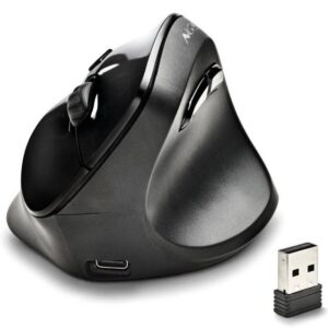 Ratón Vertical Inalámbrico NGS EVO Moksha/ Batería recargable/ Hasta 2400 DPI 8435430623178 EVOMOKSHA NGS-MOU EVOMOKSHA