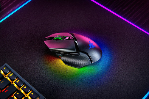 Razer Basilisk V3 Pro ratón mano derecha RF Wireless + Bluetooth + USB Type-C Óptico 30000 DPI - Imagen 2