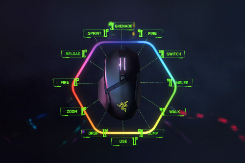 Razer Basilisk V3 Pro ratón mano derecha RF Wireless + Bluetooth + USB Type-C Óptico 30000 DPI - Imagen 6