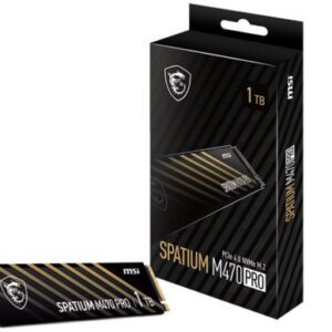 SSD MSI SPATIUM M470 Pro PCIe 4.0 NVMe M.2 1TB 4711377279963 | P/N: S78-440L0J0-P83 | Ref. Artículo: 1393125