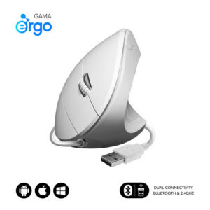 SUBBLIM Ratón GLIDE VERTICAL ERGO WIRED MOUSE WHITE 8436586743048 | P/N: SUBMO-EDGVU02 | Ref. Artículo: 1376466
