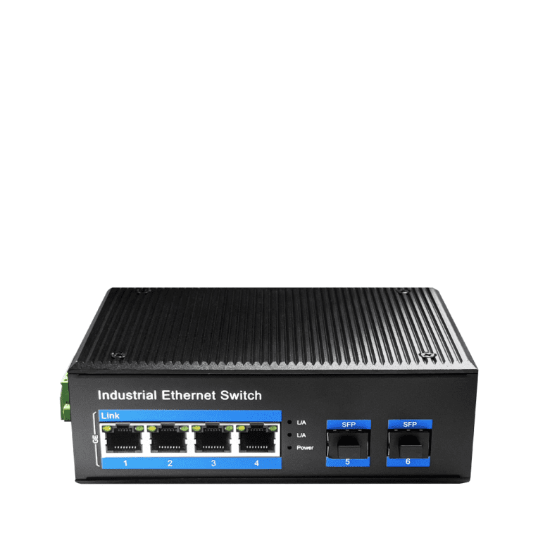 SWITCH CUDY 4-PORT GIGABIT INDUSTRIAL POE WITH 2 GIGABIT SFP PORT 6971690792237 IG1004S2P