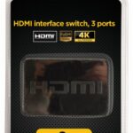 SWITCH HDMI GEMBIRD 3 PUERTOS HDMI 8716309085717 DSW-HDMI-34