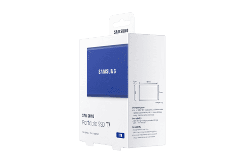 Samsung Portable SSD T7 1000 GB Azul - Imagen 11