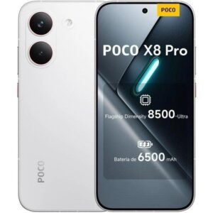 Smartphone Xiaomi POCO X8 Pro 8GB/ 256GB/ 6.59"/ 5G/ Blanco 6932554492519 MZB0N2KEU XIA-SP POCO X8P 5G 8-256 WH