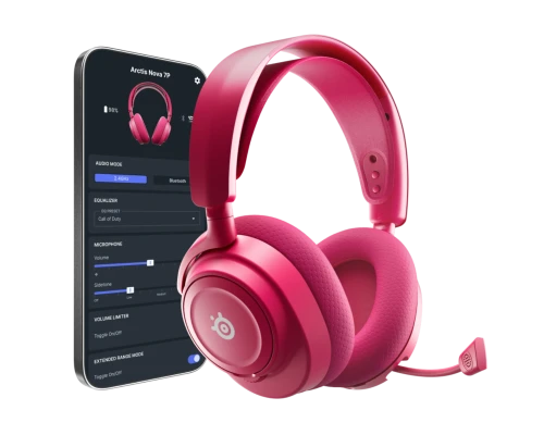Steelseries Arctis Nova 7P Gen 2 Auriculares Inalámbrico Diadema Juego Bluetooth Magenta - Imagen 2
