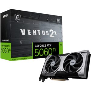 TARJETA GRAFICA MSI RTX 5060 TI 16G VENTUS 2X OC PLUS 4711377334471 912-V535-005