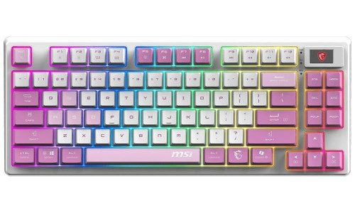 TECLADO MSI FORGE GK600 TKL W VIOLET ES 4711377307079 | P/N: S11-43ESQ01-HH9 | Ref. Artículo: 1401534