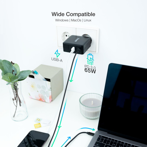 NEGRO 8433281011984 | P/N: TQLC-USBC65PD | Ref. Artículo: 1359312