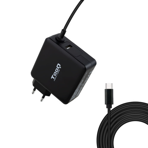 TOOQ CARGADOR PORTÁTIL USB-C PD3.0 65W, NEGRO - Imagen 5