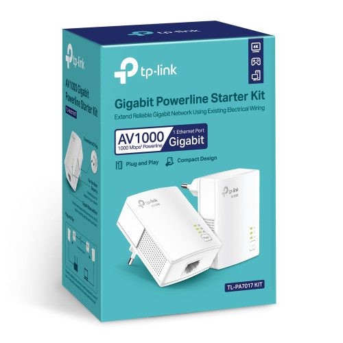 TP-Link TL-PA7017 KIT 1000 Mbit/s Ethernet Blanco 2 pieza(s) - Imagen 4