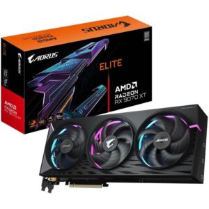 Tarjeta Gráfica Gigabyte AORUS Radeon RX 9070 XT Elite/ 16GB GDDR6 4719331355517 9VR907XTAE-00-G10 GIG-GF RX9070XT AORUS EL 16G