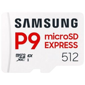 Tarjeta de Memoria Samsung P9 Express 512GB microSD XC/ Clase 10/ 800MBs 8806097644200 MB-MK512T/WW SAM-MICROSD P9 EXP 512GB