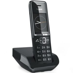 Teléfono Inalámbrico Gigaset Comfort 550/ Negro 4250366866345 S30852-H3001-D204 GIGA-TEL COMF 550 BK