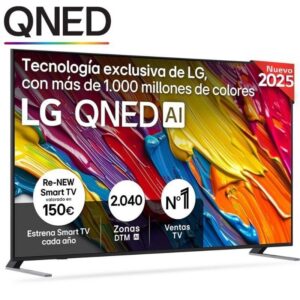 Televisor LG QNED 75QNED84A6C 75"/ Ultra HD 4K/ Smart TV/ WiFi 8806096435199 75QNED84A6C.AEU LGE-TV 75QNED84A6C