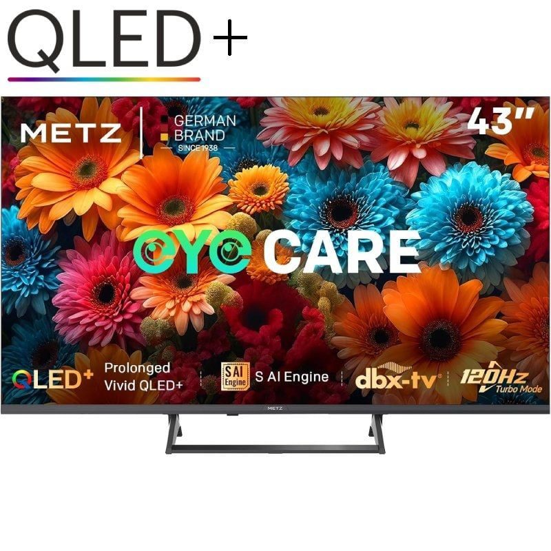 Televisor Metz QLED+ 43MQF7500Z 43"/ Ultra HD 4K/ Smart TV/ WiFi 4057313024595 43MQF7500Z METZ-TV 43MQF7500Z