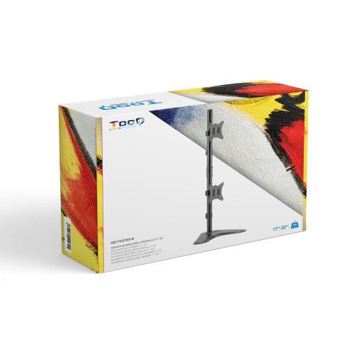 TooQ DB1703TNV-B soporte para monitor 81,3 cm (32") Independiente Negro - Imagen 5