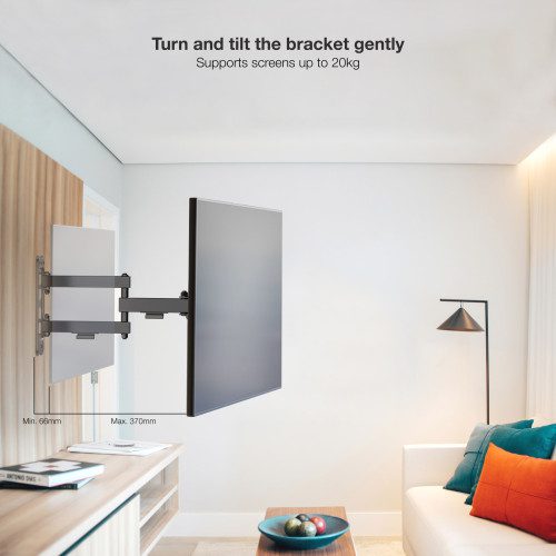 TooQ Soporte de Pared para Pantallas 13"-43", Negro - Imagen 7