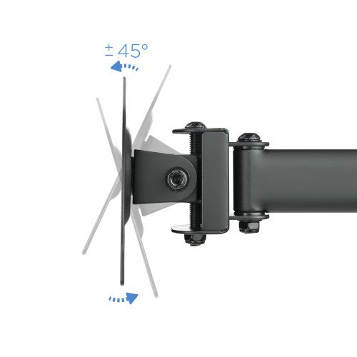 TooQ Soporte de mesa para 3 pantallas (monitor / plasma / LCD / LED) 13"-27" - Imagen 4