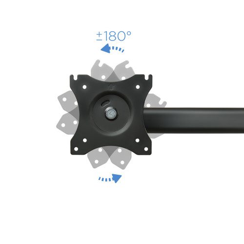 TooQ Soporte de mesa para 3 pantallas (monitor / plasma / LCD / LED) 13"-27" - Imagen 5