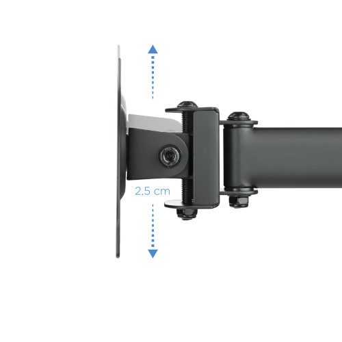 TooQ Soporte de mesa para 3 pantallas (monitor / plasma / LCD / LED) 13"-27" - Imagen 6