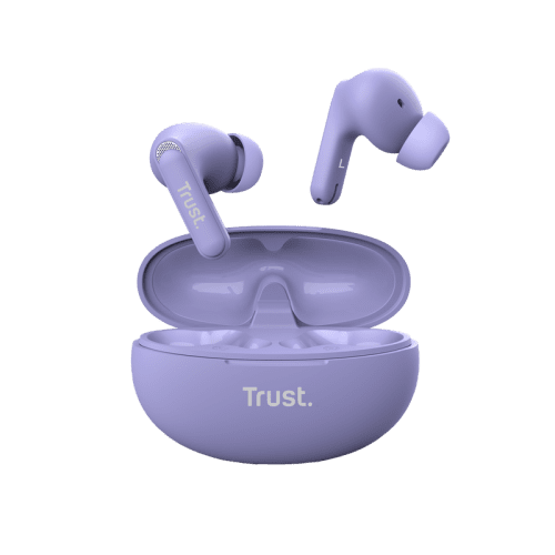 Trust Yavi Auriculares True Wireless Stereo (TWS) Dentro de oído Llamadas/Música USB Tipo C Bluetooth Púrpura - Imagen 7