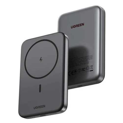 UGREEN UGREEN 10000MAH MAGNETIC WIRELESS POWER BANK SPACE GRAY - Imagen 2