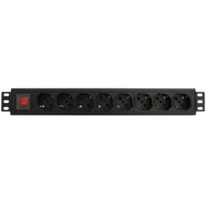 WP WPN-PDU-G01-08 unidad de distribución de energía (PDU) 1.5U Negro 8 salidas AC 8056045871442 | P/N: WPN-PDU-G01-08 | Ref. Artículo: 52314