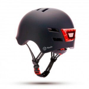 YOUIN CASCO CON LED FRONTAL Y TRASERO NEGRO   (TALLA M) 8434127500952 | P/N: MA1010M | Ref. Artículo: 1356957