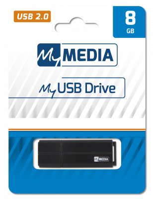 Memoria usb 2.0 mymedia by verbatim myusb drive 8gb negro - Imagen 5