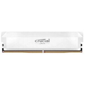 0649528947482 | P/N: CP16G64C32U5W | Cod. Artículo: DSP0000040169 Memoria ram ddr5 16gb crucial pro oc blanco - dimm - 6400 mt - s - pc5 - 51200