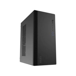 2503032613364 | P/N: 306-7G31M21-HH9-10 | Cod. Artículo: DSP0000038455 Caja ordenador msi pro shield m100p matx negra 10 unidades