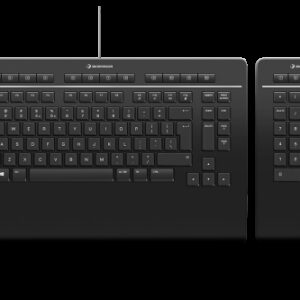 3Dconnexion Keyboard Pro with Numpad teclado Oficina USB + RF Wireless + Bluetooth QWERTY Internacional de EE.UU. Negro 4260016341214 | P/N: 3DX-700092 | Ref. Artículo: 1398221