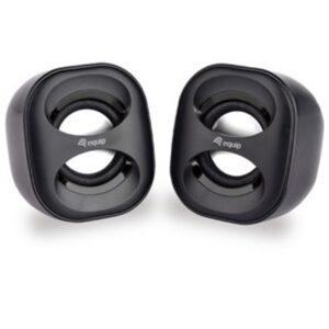 4015867221440 | P/N: 245330 | Cod. Artículo: MGS0000003872 Altavoces 2.0 equip life mini 6w rms color negro jack 3.5 pulgadas alimetancion usb