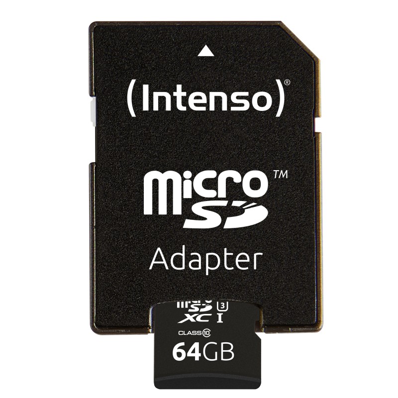 Tarjeta memoria micro sd intenso 64gb profesional v30 + adaptador sd - Imagen 2