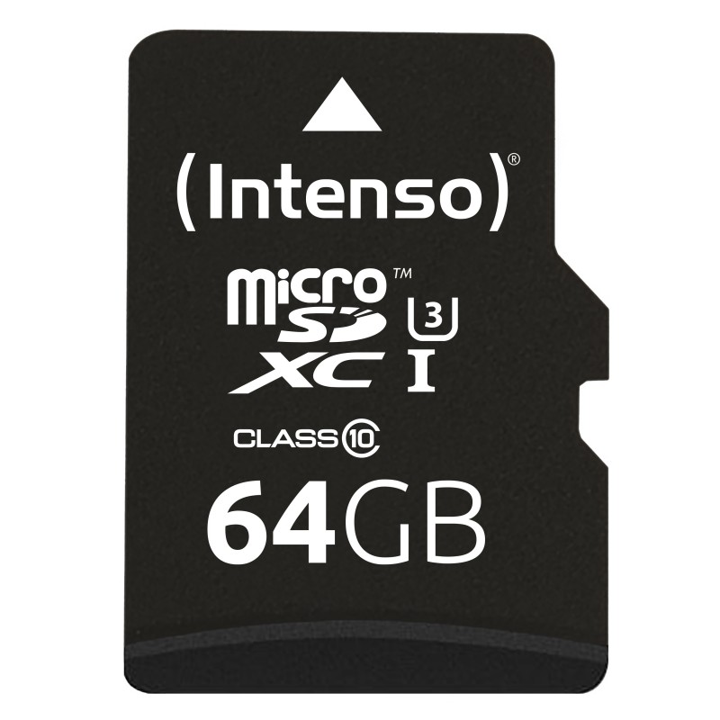Tarjeta memoria micro sd intenso 64gb profesional v30 + adaptador sd - Imagen 3