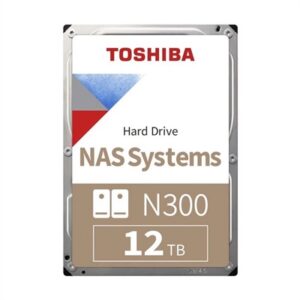 4260557512920 | P/N: HDWG51CUZSVA | Cod. Artículo: DSP0000039717 Disco duro interno hdd toshiba n300 nas 12tb 3.5 pulgadas sata hdwg51juzsva
