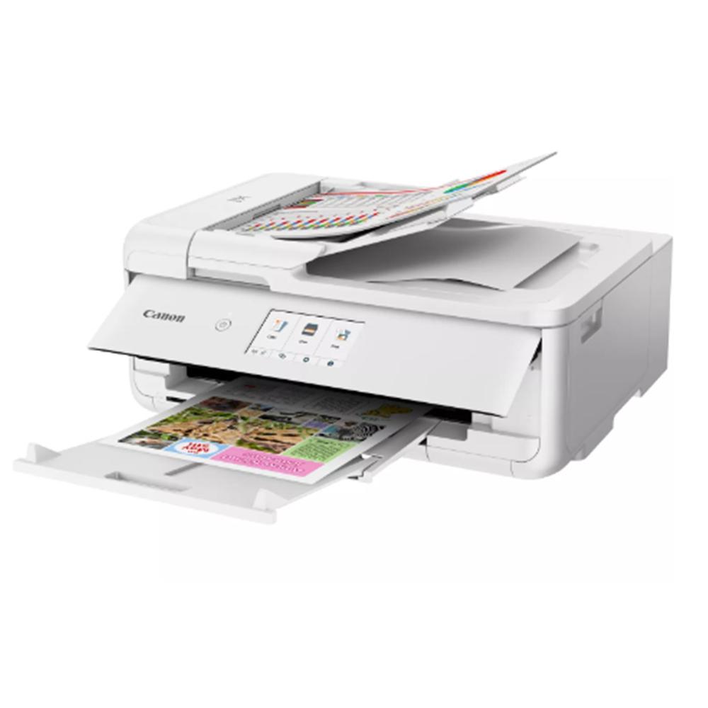 Multifuncion canon pixma ts9551ca inyeccion color a3 - blanca - red - wifi - duplex impresion - adf - tintas independientes - lcd tactil - Imagen 3