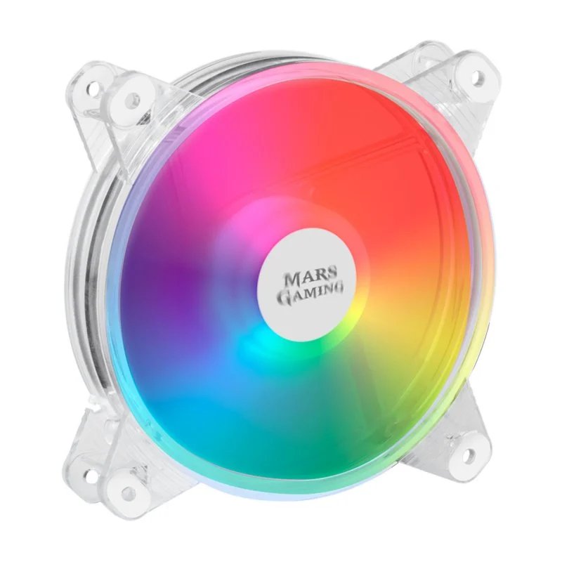 Ventilador caja mars gaming mfg chroma ultra silent 120mm rgb - Imagen 2