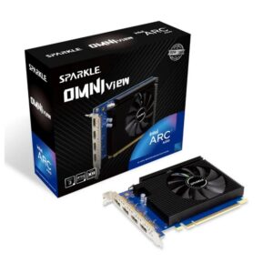 4711342290801 | P/N: 1A1-S00424000G | Cod. Artículo: DSP0000038259 Tarjeta grafica sparkle intel arc a310 omni view 4g gddr6 - 4x hdmi