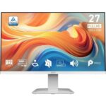 4711377349550 | P/N: 9S6-3PB4CH-262 | Cod. Artículo: DSP0000040712 Monitor led 27 pulgadas msi mp273w e14a ips -  fhd -  dp -  hdmi -  d - sub -  144hz -  1ms -  vesa 100x100 blanco