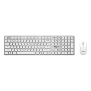 4711377422475 | P/N: S11-43ES311-Y92 | Cod. Artículo: DSP0000040162 Teclado + raton msi forge k210 w combo inalambrico blanco