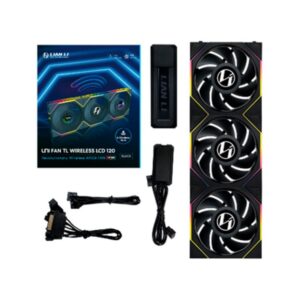 4718466017338 | P/N: G99.12TLLCD1W3B.00 | Cod. Artículo: DSP0000030025 Ventilador caja lian li unifan tl - lcd wireless argb 3 x 120mm black
