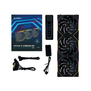 4718466017352 | P/N: G99.12RTL1W3B.00 | Cod. Artículo: DSP0000029907 Ventilador caja gaming lian li unifan tl120 inalambrico argb 3x 120mm negro
