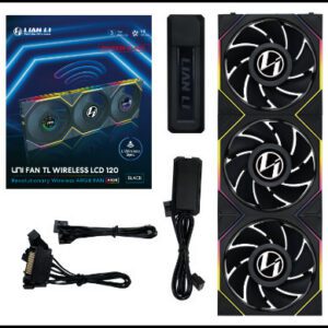 4718466017376 | P/N: G99.12RTLLCD1W3B.00 | Cod. Artículo: DSP0000030026 Ventilador caja gaming lian li unifan tl - lcd inalambrico argb 3x 120mm negro