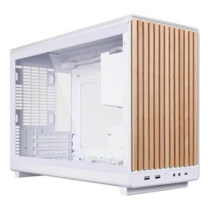 4718466017574 | P/N: G99.A3W-WDG.00 | Cod. Artículo: DSP0000032872 Caja ordenador gaming lian li a3 matx cristal templado madera blanca