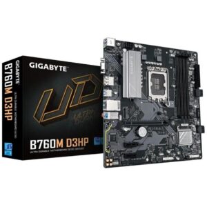 4719331864347 | P/N: B760M D3HP G10 | Cod. Artículo: DSP0000029336 Placa base gigabyte b760m d3hp matx