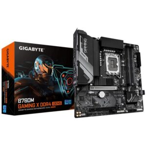 4719331874087 | P/N: B760M G X DDR4 GEN5 | Cod. Artículo: DSP0000036838 Placa base gigabyte b760m gaming x ddr4 gen5 1700 matx 4xddr4