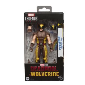 5010996359599 | P/N: G23665X00 | Cod. Artículo: MGS0000031548 Figura hasbro marvel legends series deadpool & wolverine -  wolverine (brown suit)
